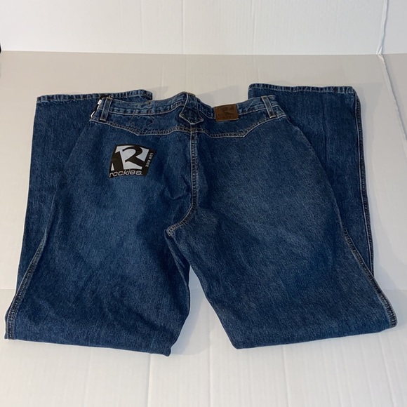 Rockies Size 15 Inseam Size L Junior’s Bootcut Blue Jeans - Picture 2 of 11